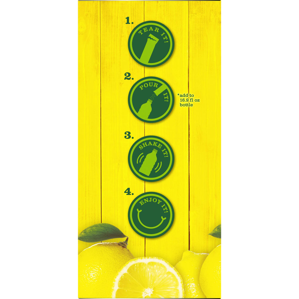 Country Time lemonade packets in a picnic bag in a park setting for ready-to-drink lifestyle benefit