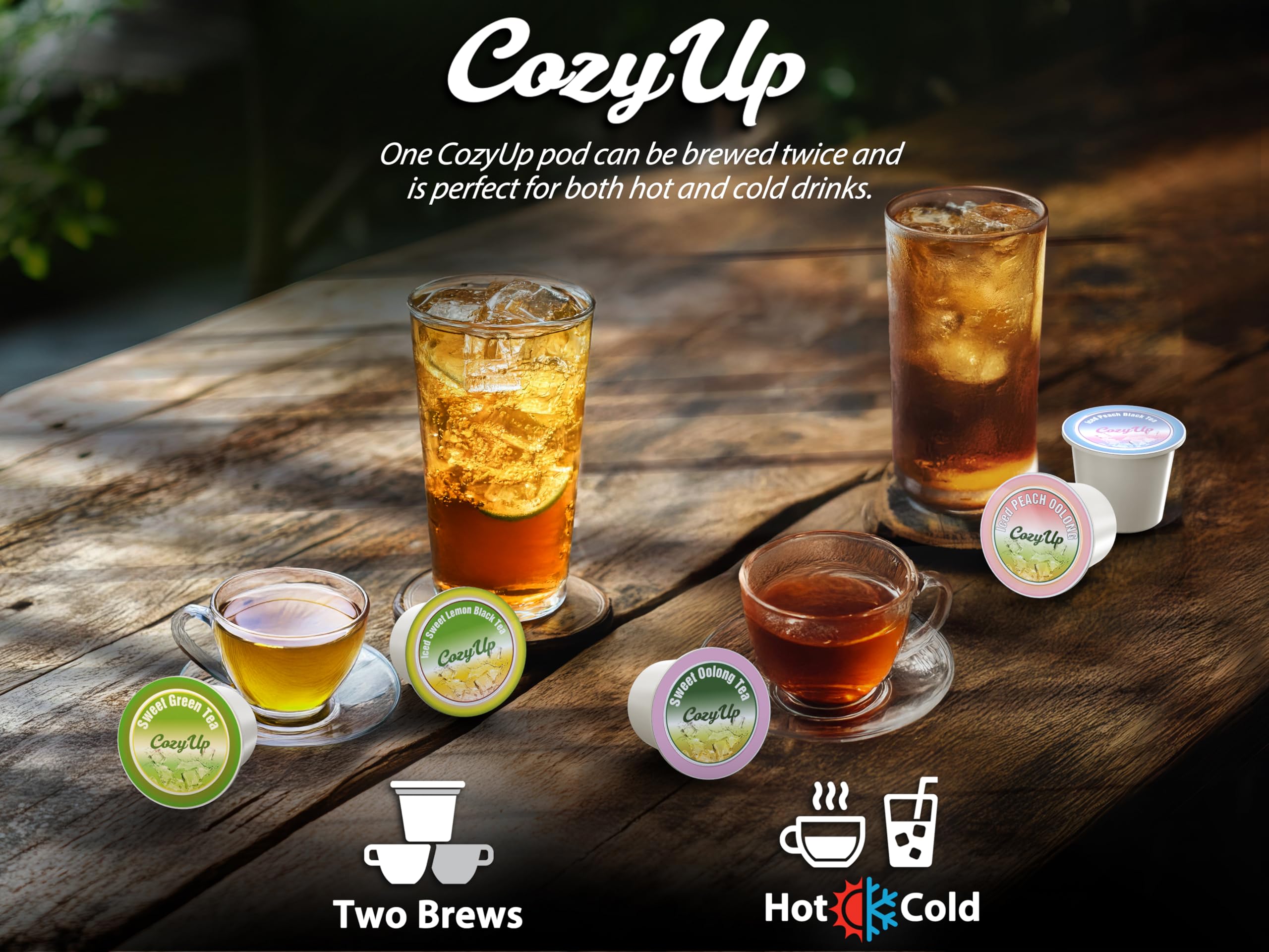 Cozy Up brewed cup of matcha green tea steaming in mug showcasing creamy flavor benefit