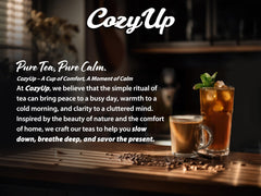 Cozy Up close-up of single K-Cup pod highlighting pod detail and easy-use benefit
