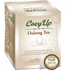 Cozy Up front packaging showing 36-count box and product name, clear shelf appeal
