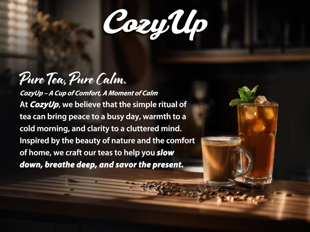 Cozy Up pod close-up revealing capsule texture and seal, ensuring freshness benefit