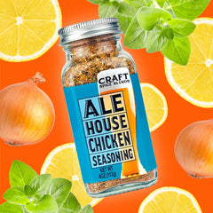 Craft Spice Blends Bourbon Barrel Steak jar label and contents, builds savory crust