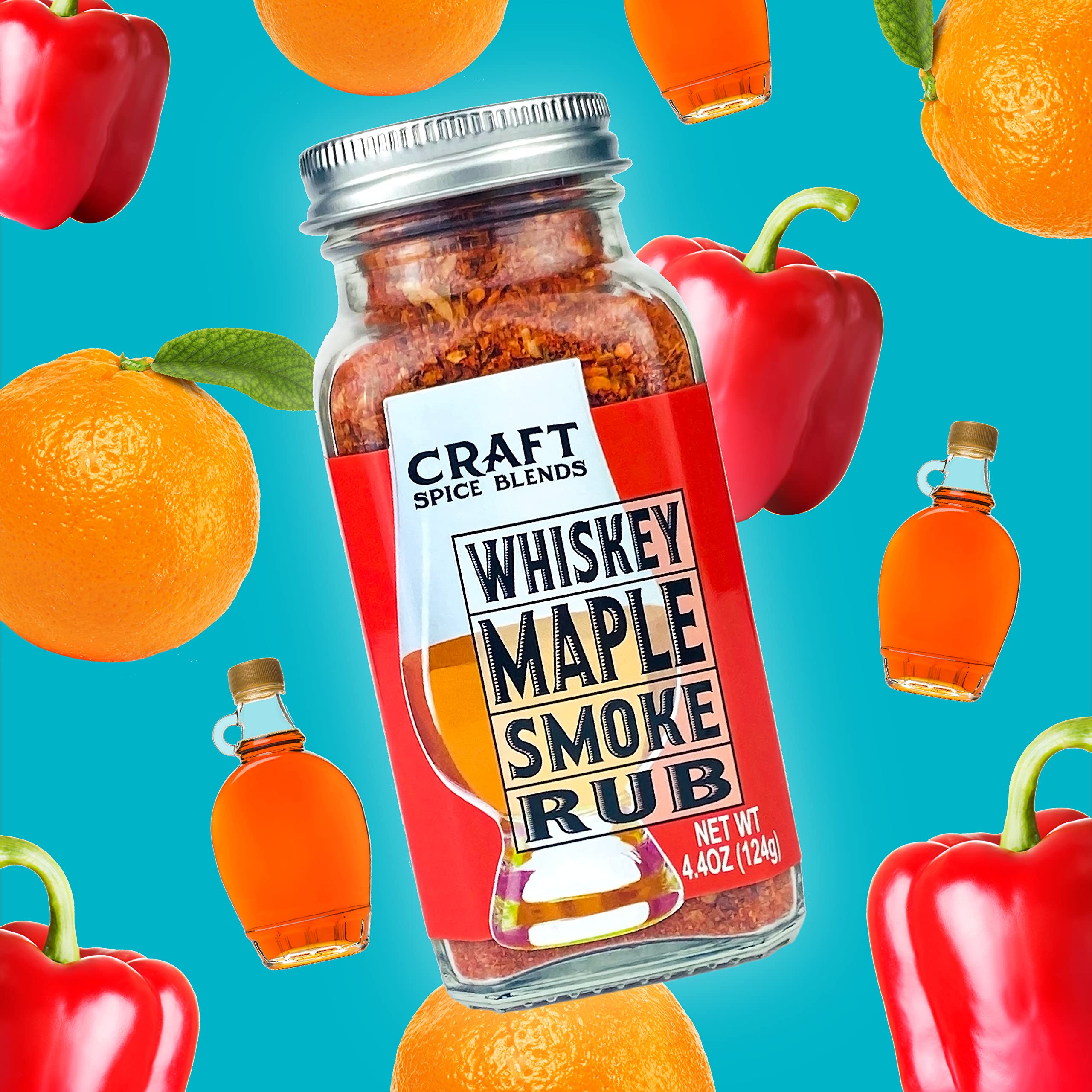 Craft Spice Blends IPA Chili jar with visible flakes, brings hoppy spicy heat