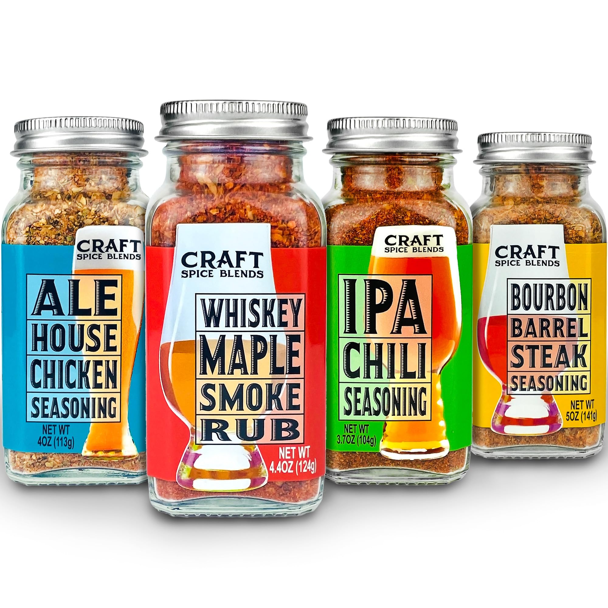 Craft Spice Blends open gift box displaying all four seasonings attractively