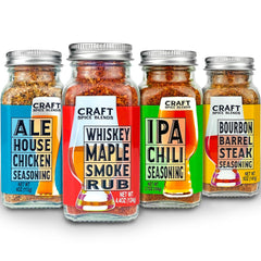 Craft Spice Blends open gift box displaying all four seasonings attractively