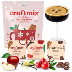 CRAFTMIX front packaging showing 12-pack holiday variety, easy gifting benefit