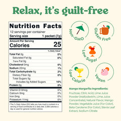 CRAFTMIX close-up of a single mango sachet highlighting natural-ingredient convenience