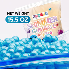 Crafty Confections gumballs inside a mini gumball machine demonstrating reliable dispensing
