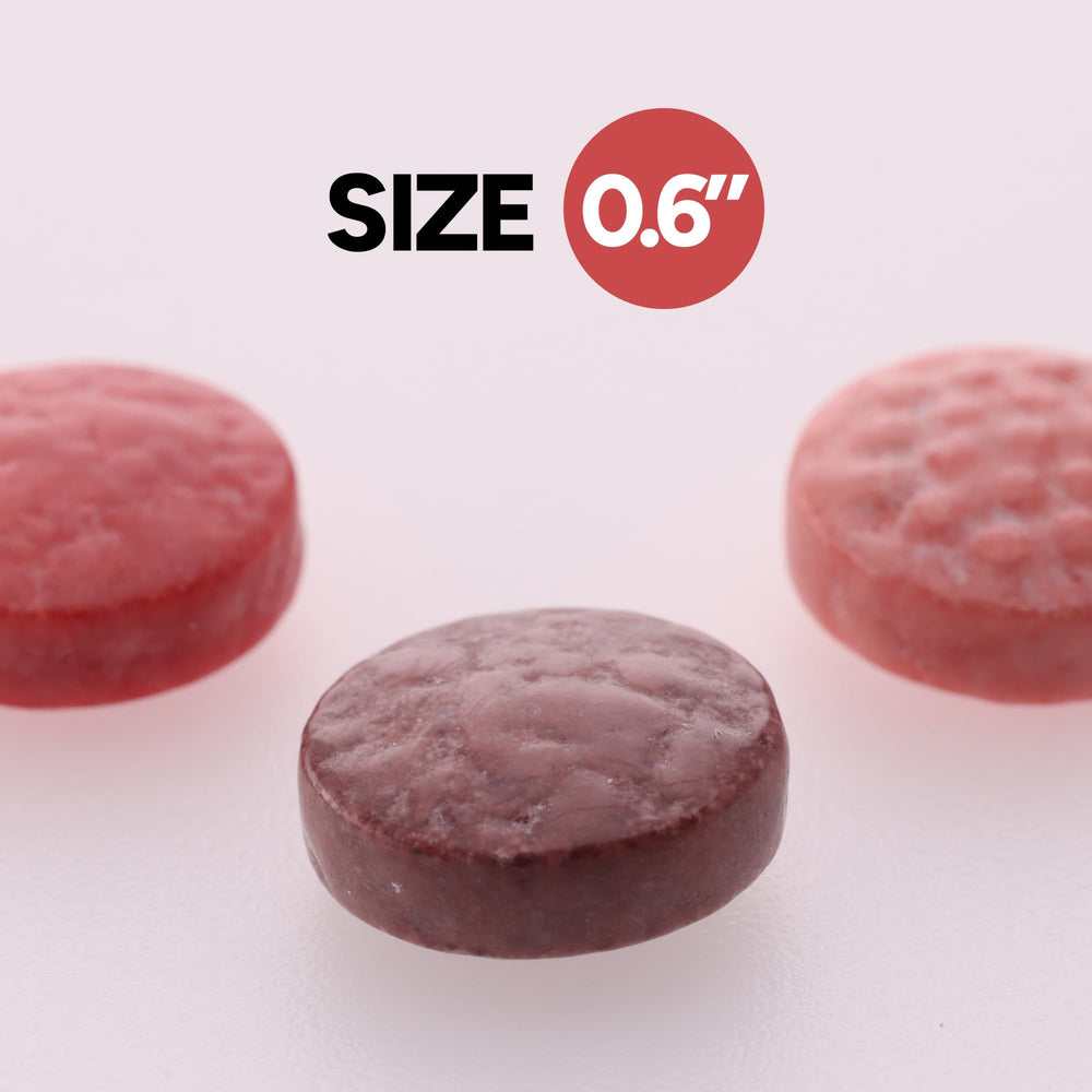 Crafty Confections pile of mixed berry pieces, showcases variety and vibrant colors