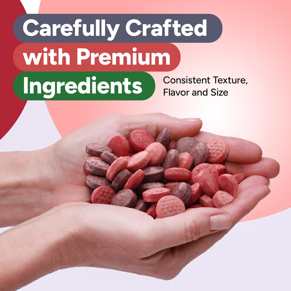 Crafty Confections candy displayed at party, suggests use as festive goody favor