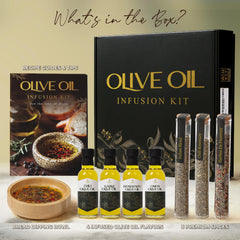 CRAFTY MIXOLOGIST garlic olive oil bottle close-up emphasizing robust savory flavor