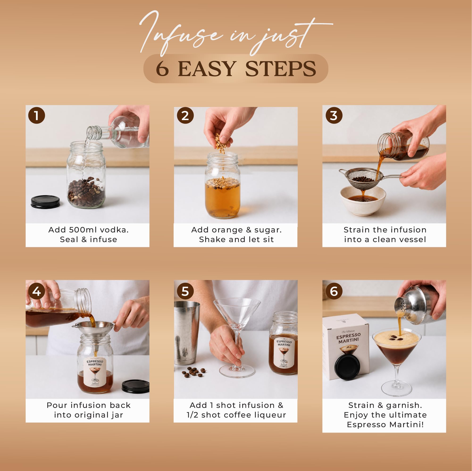 CRAFTY MIXOLOGIST close-up coffee beans emphasizing rich aroma and bold espresso flavor