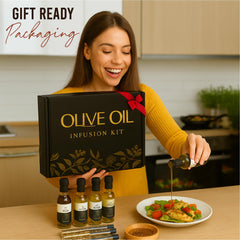 CRAFTY MIXOLOGIST dipping bowl setup with oils showing immediate serving benefit