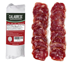 crait front packaging showing 5 oz artisanal Calabrese salami, ready to serve
