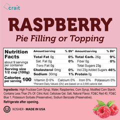 crait close-up texture showing smooth raspberry filling and consistent fruit flavor