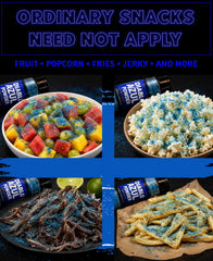 crait seasoning dusted on popcorn offering bold color and zesty flavor