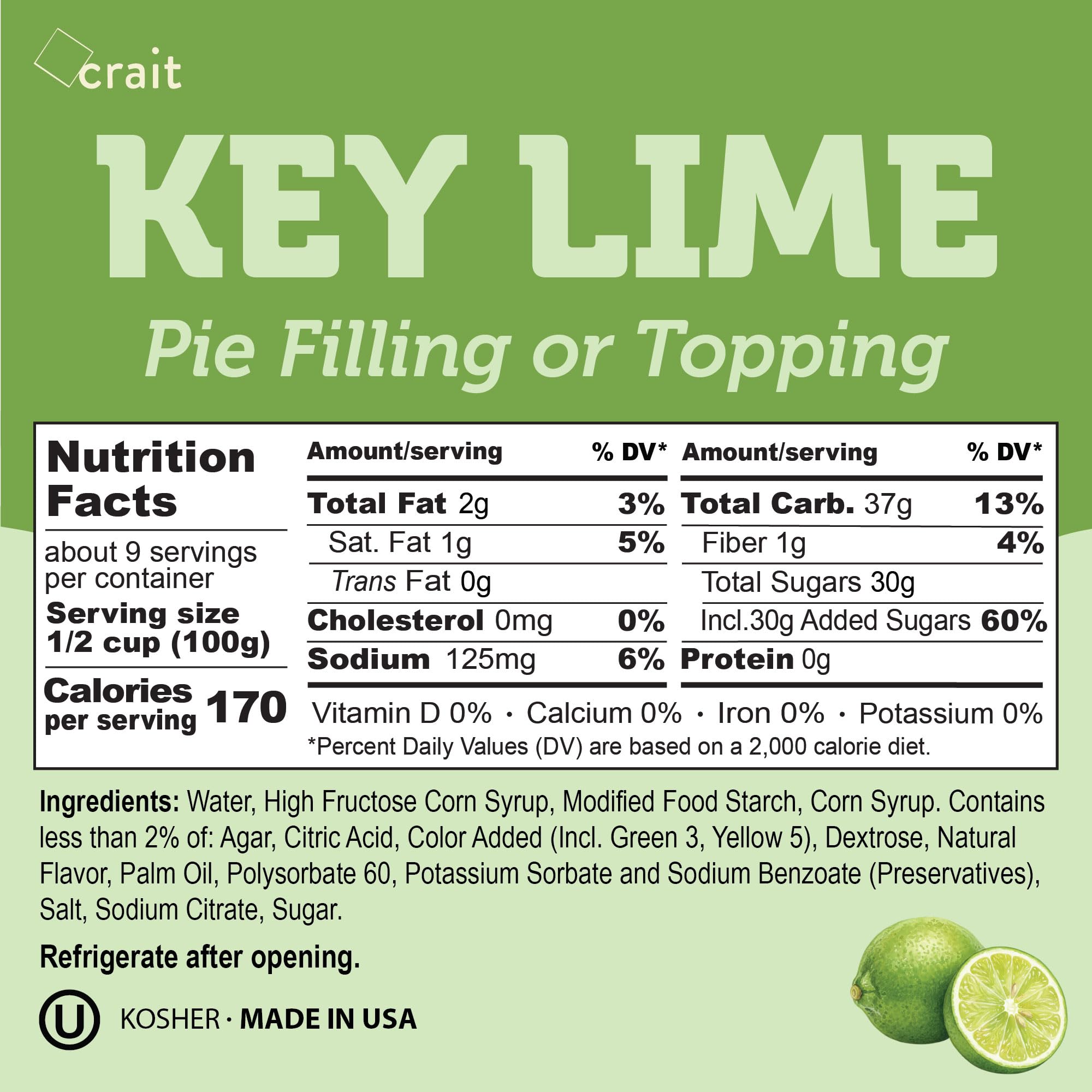 crait close-up of smooth key lime filling texture for consistent results