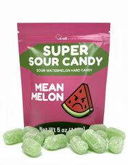 crait front pouch showing resealable bag and bold watermelon branding for freshness
