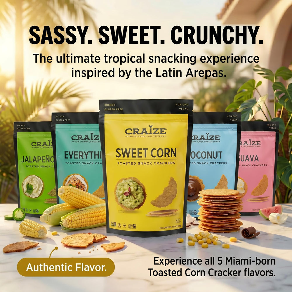 Craize Coconut crisps beside ice cream showing dessert pairing and sweet contrast