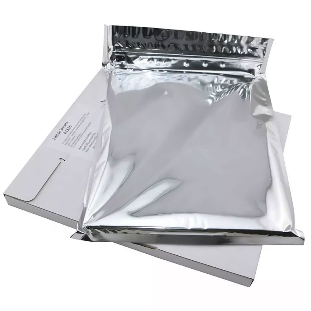 CRANBOLY front pack showing 25 A4 edible sheets for vibrant cake designs