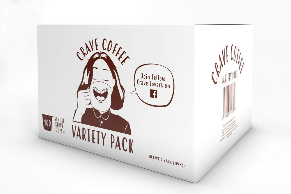 Crave Beverages single pod close-up highlighting airtight seal and freshness