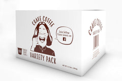 Crave Beverages single pod close-up highlighting airtight seal and freshness