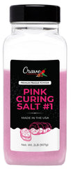 Crave Seasonings front packaging showing jar and clear label for safe curing