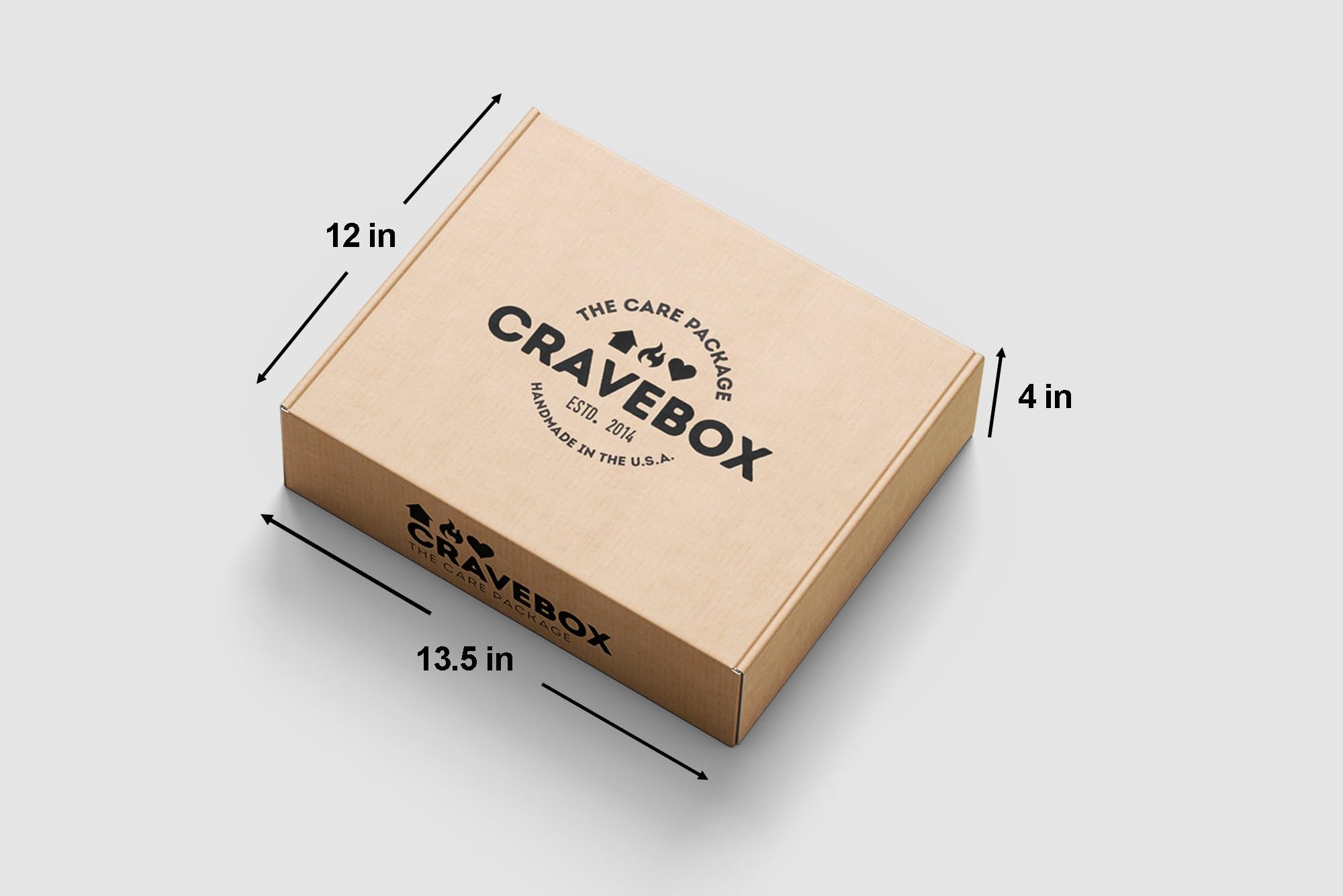 CRAVEBOX open overhead view of 115 assorted snacks, variety for sharing