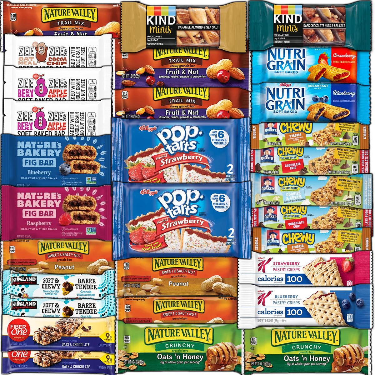 CRAVEBOX front packaging showing the 30-count breakfast bars and gift-ready box
