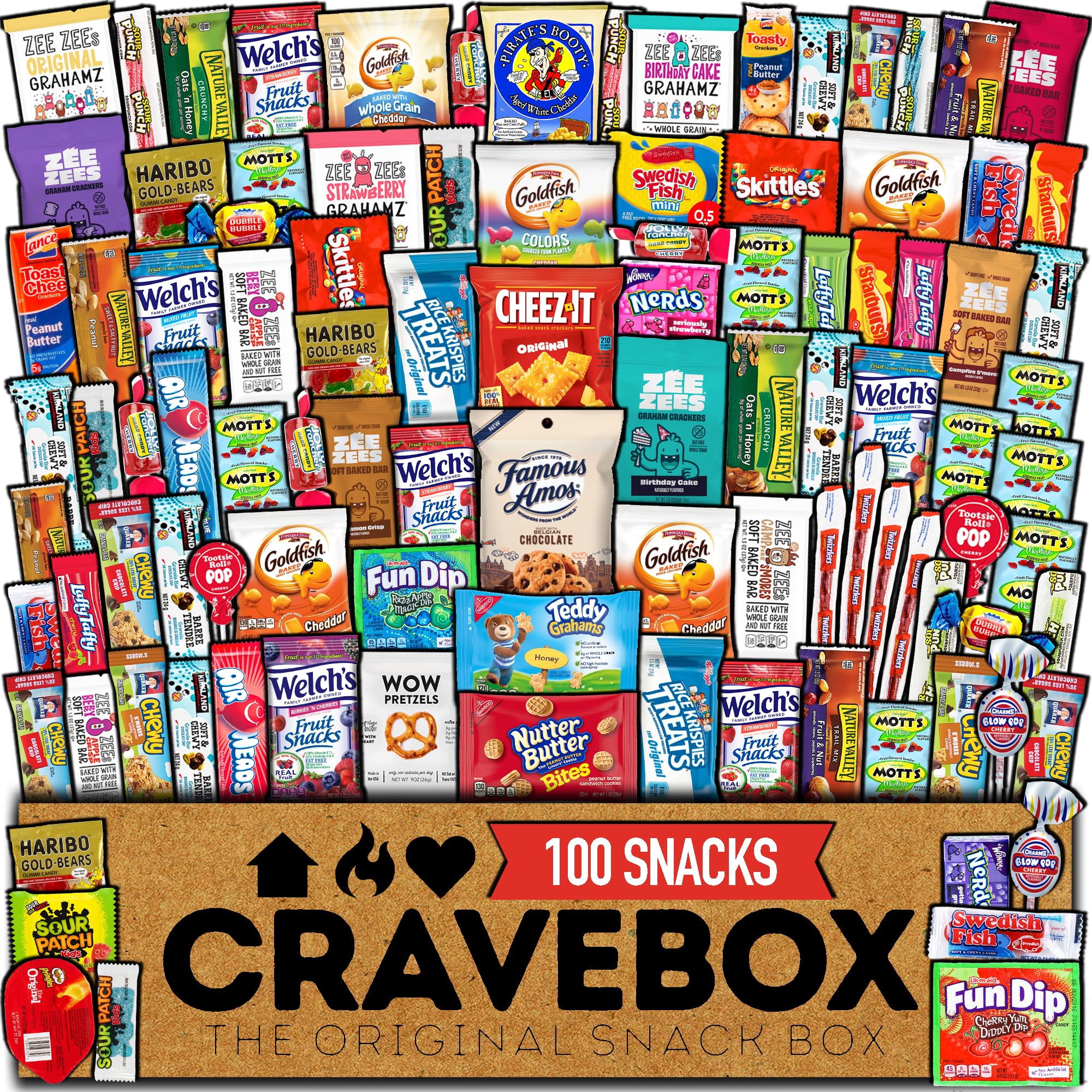 CRAVEBOX front packaging showing brand and variety for easy gifting