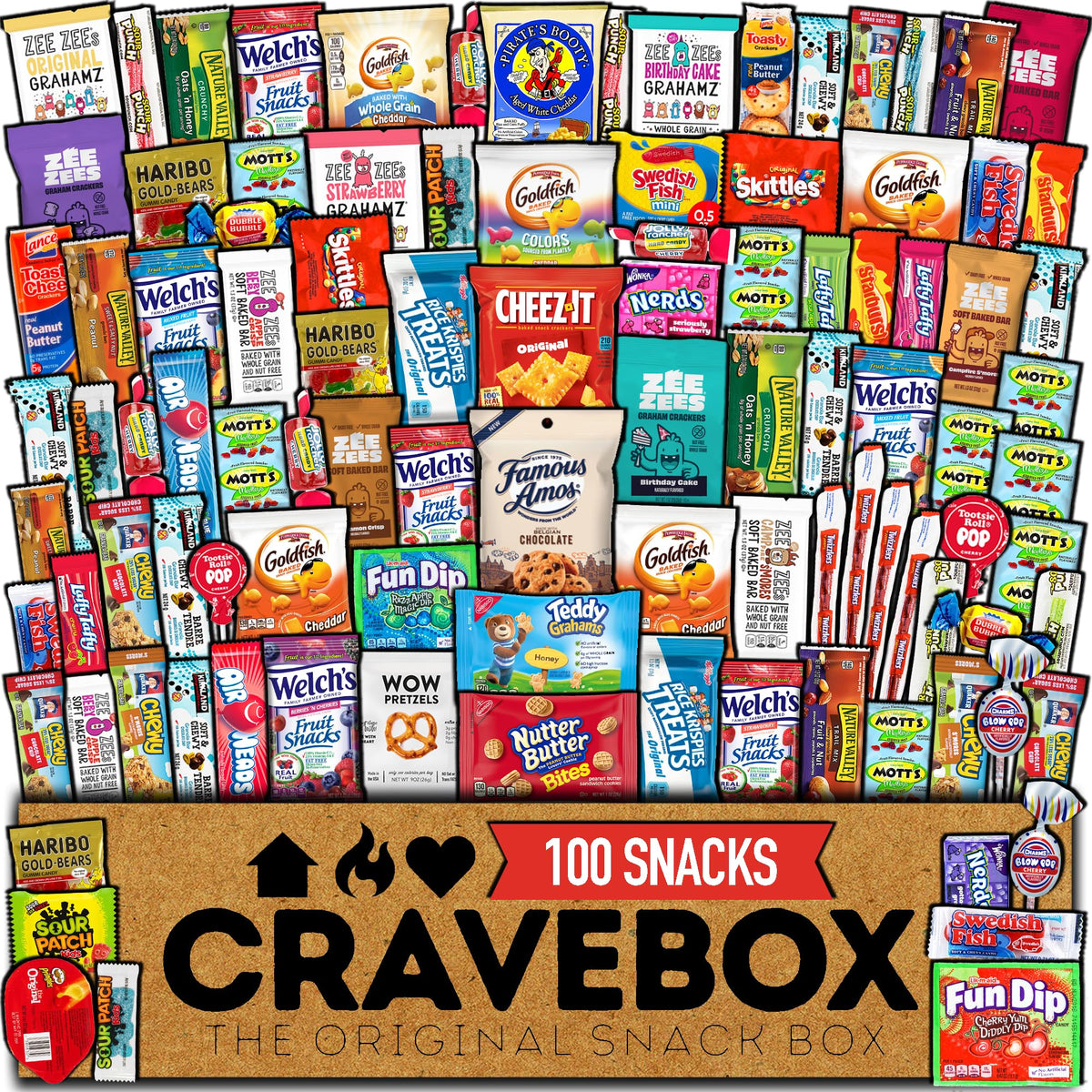 CRAVEBOX front packaging showing brand and variety for easy gifting