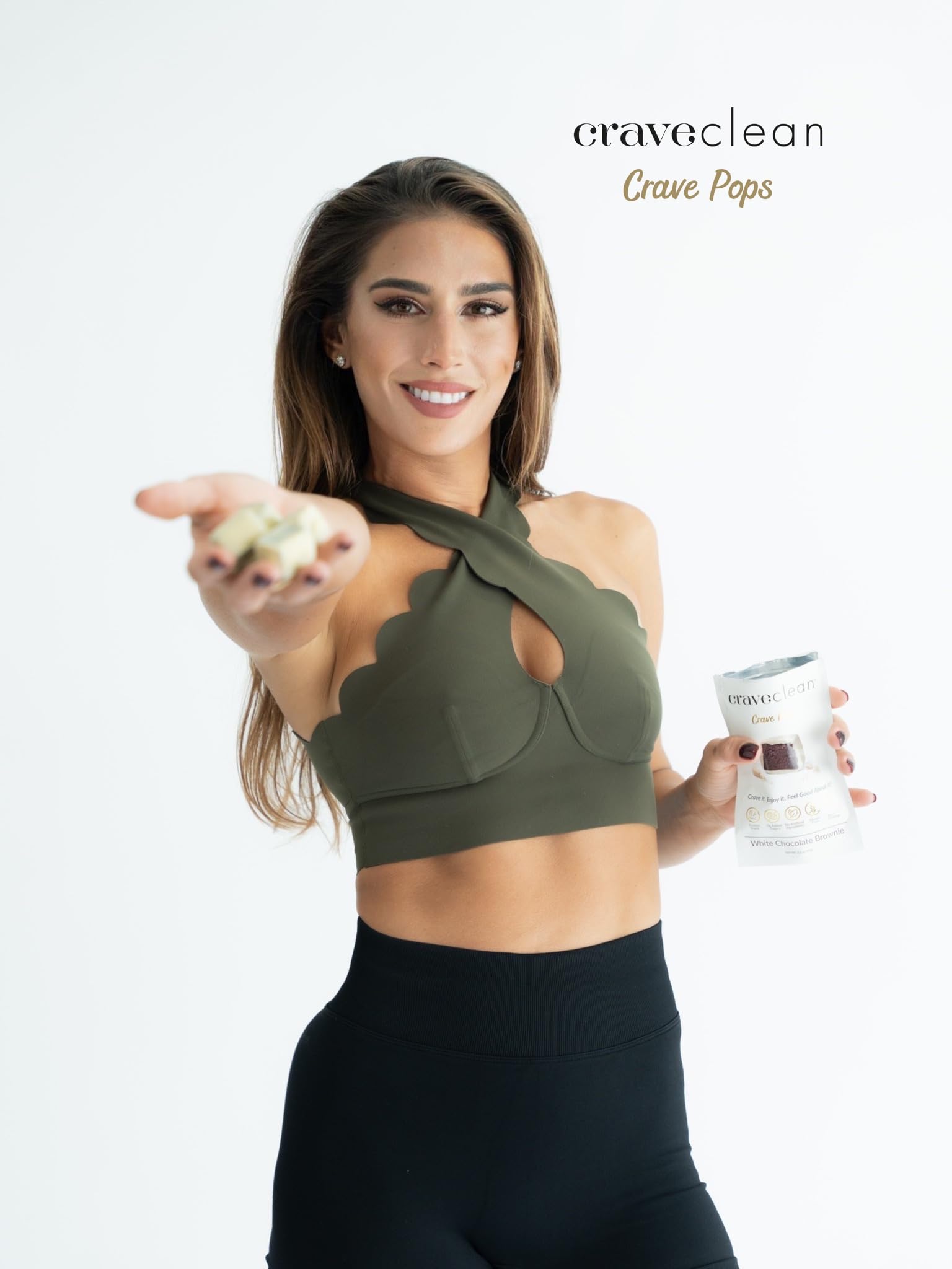 CRAVECLEAN ingredient label emphasizing gluten-free and no seed oils