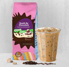 Crazy Cups brewed hot cup displaying rich chocolate color and inviting crema for evening drinks