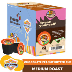 Crazy Cups pod side label and cap showing compatibility and ingredient clarity
