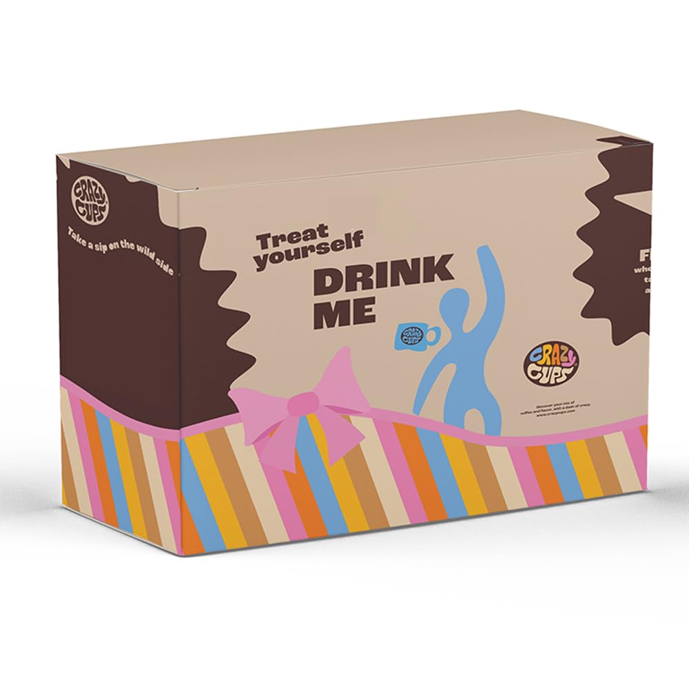 Crazy Cups bag beside spoon showing 10 oz scale for portion planning