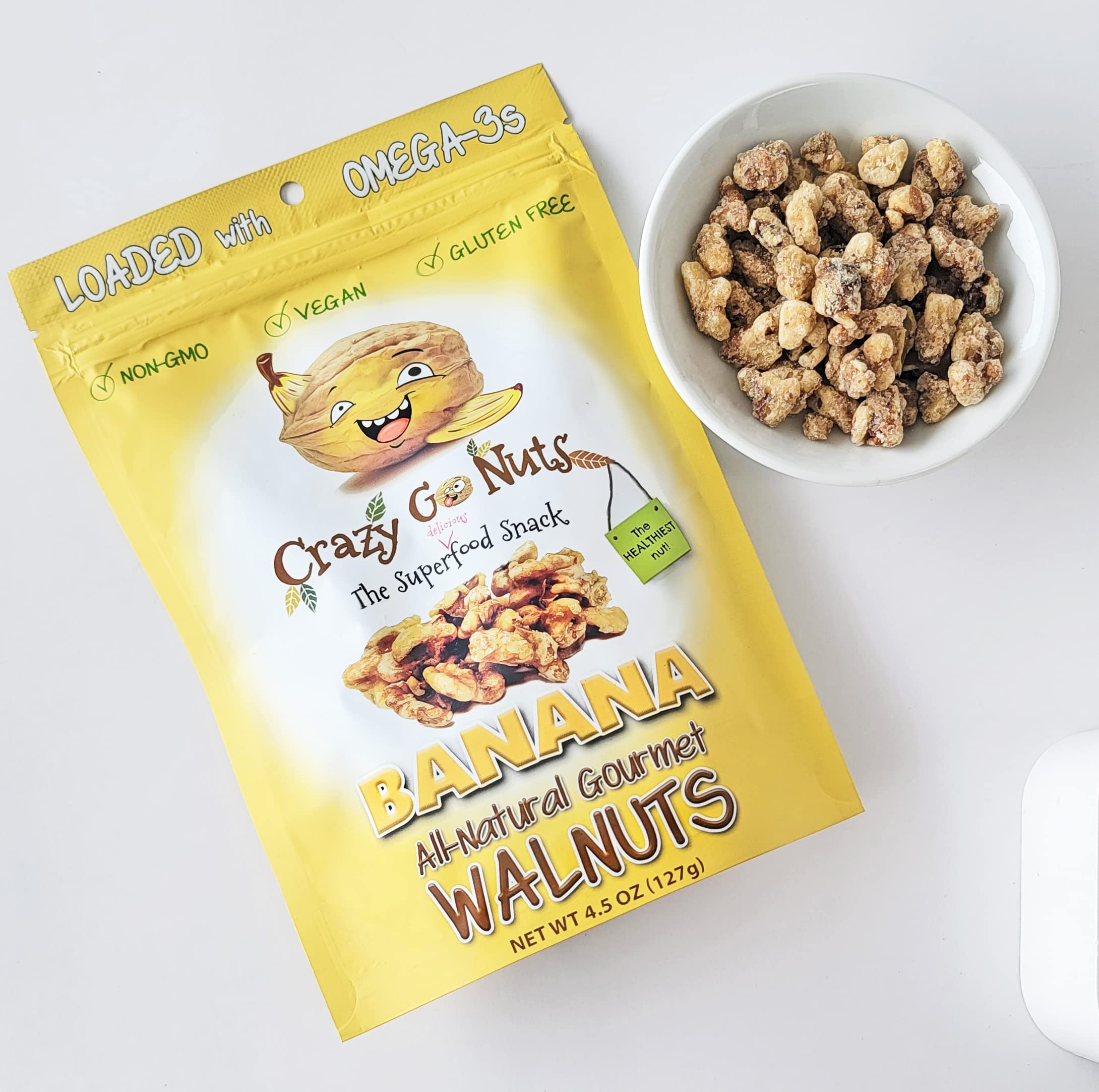 CrazyGoNuts pouch in a bag for on-the-go snacking convenience