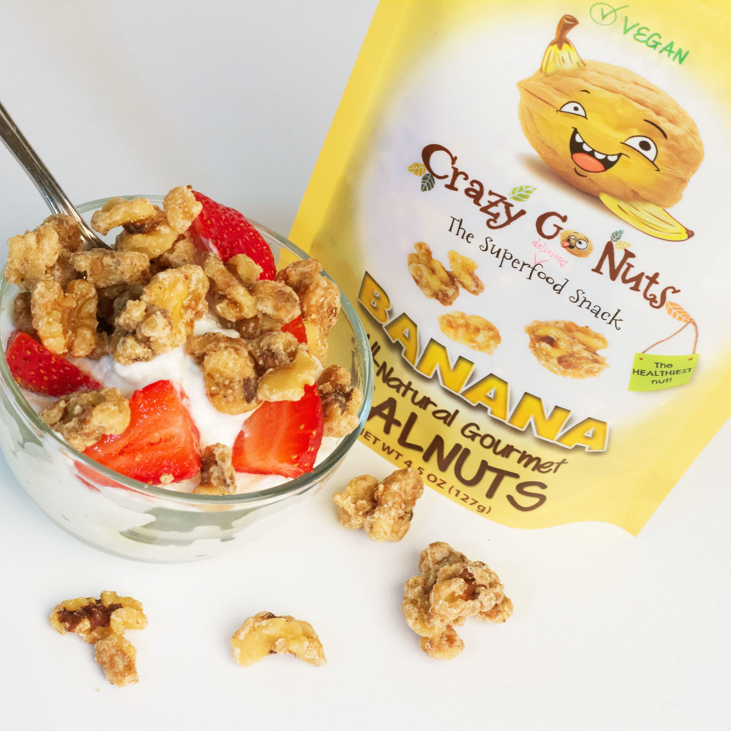 CrazyGoNuts three-pack comparison showing size and portable portions