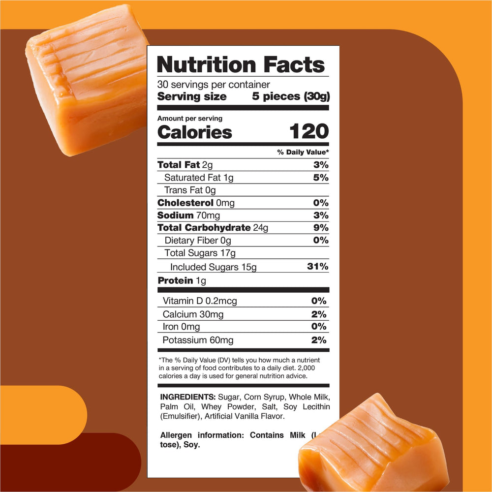 CRAZYOUTLET close-up of vanilla caramel cubes highlighting smooth texture and creamy appearance