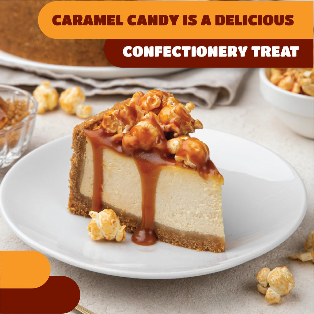 CRAZYOUTLET caramel candies on a party table showing presentation and crowd-pleasing appeal