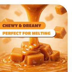 CRAZYOUTLET caramels displayed in a bowl ideal for gifting or serving benefit