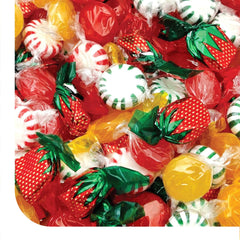 CRAZYOUTLET front packaging of the 2 lb hard candy assortment, great for bulk use