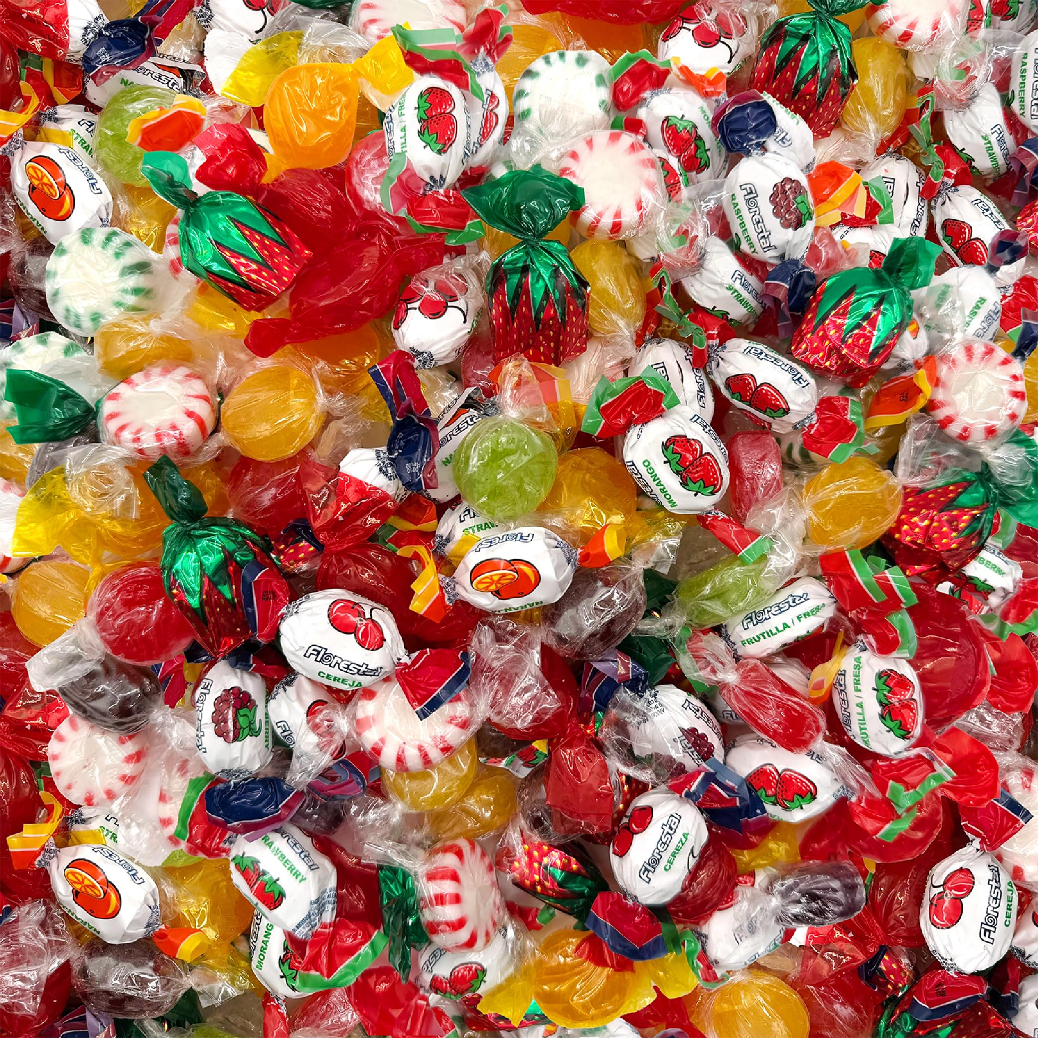 CRAZYOUTLET front packaging showing 2 lb nostalgic candy mix and clear branding benefit