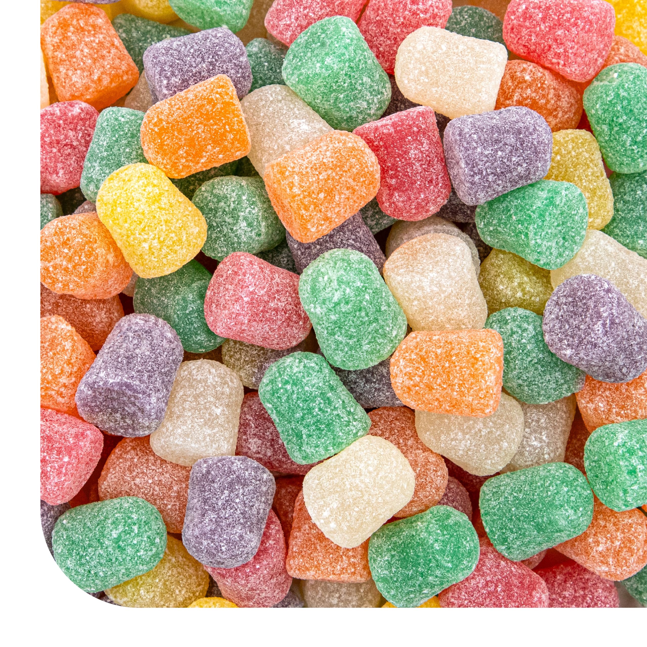 CRAZYOUTLET front packaging showing colorful spice drops and weight