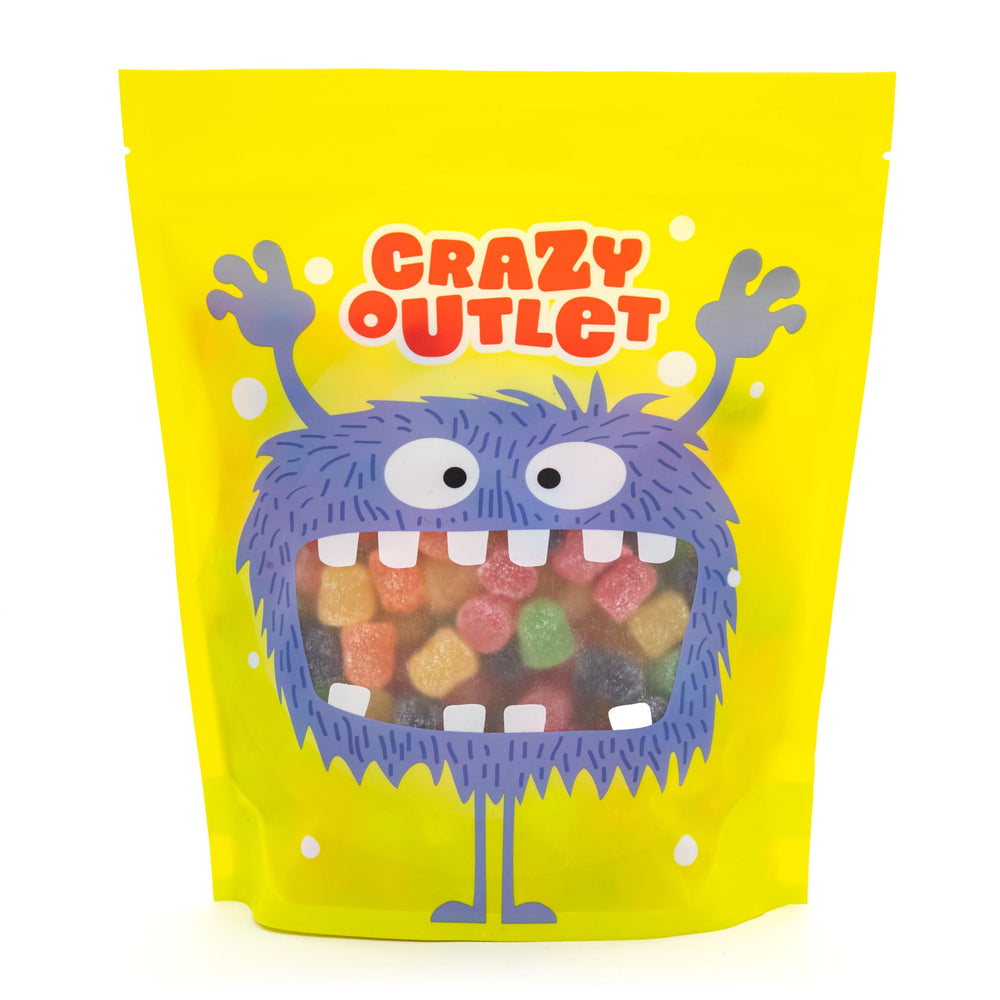 CRAZYOUTLET party table with gum drops showing easy entertaining benefit