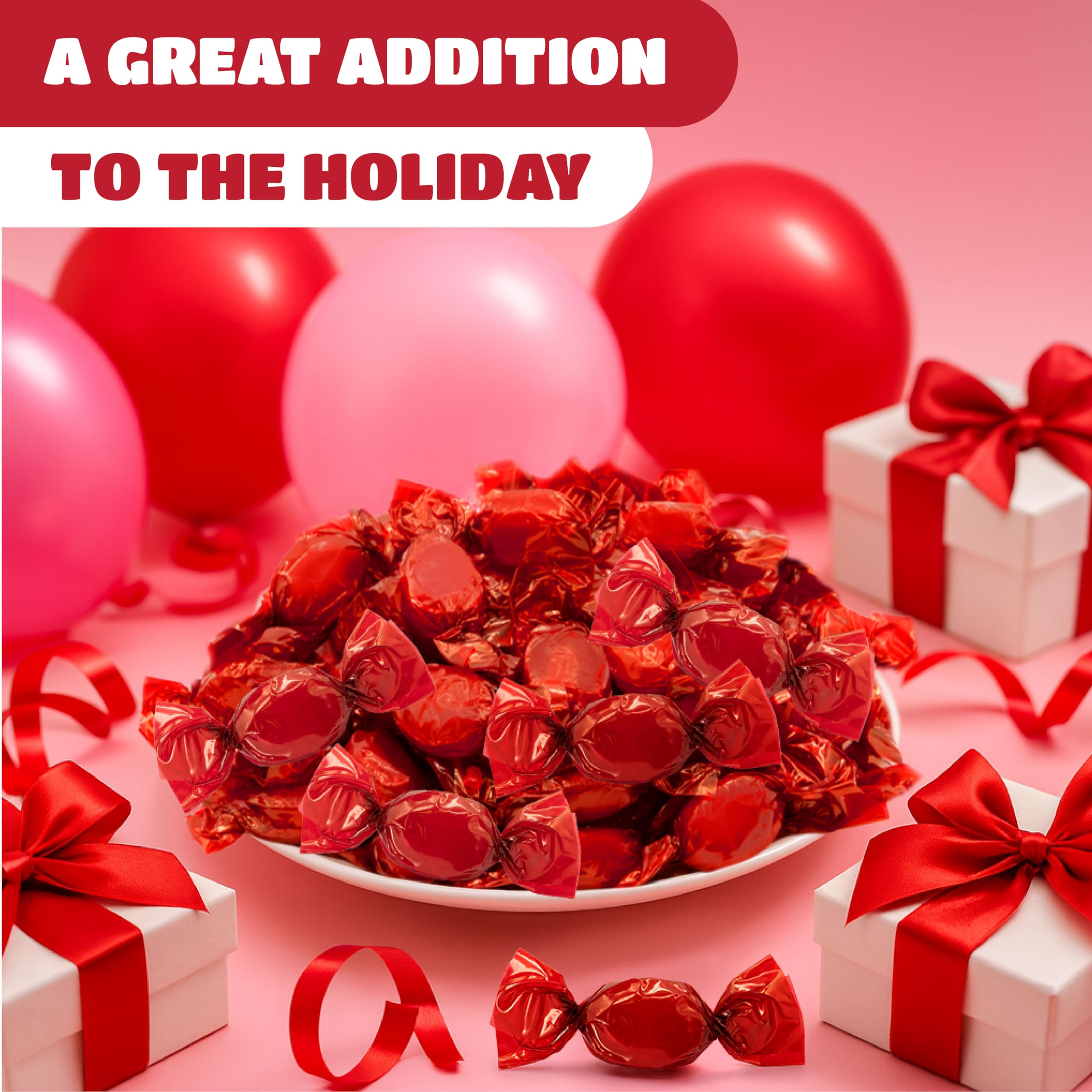 CRAZYOUTLET cinnamon candies on office desk for sharing and visitor delight