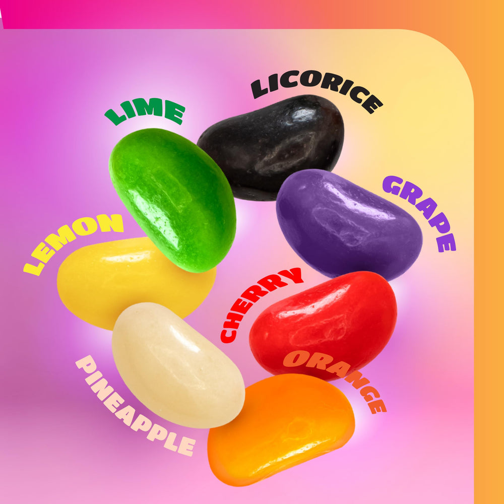 CRAZYOUTLET jelly beans held in hand to show scale for portion planning