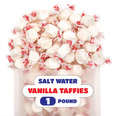 CRAZYOUTLET pile of individually wrapped taffy pieces demonstrating tidy portioning