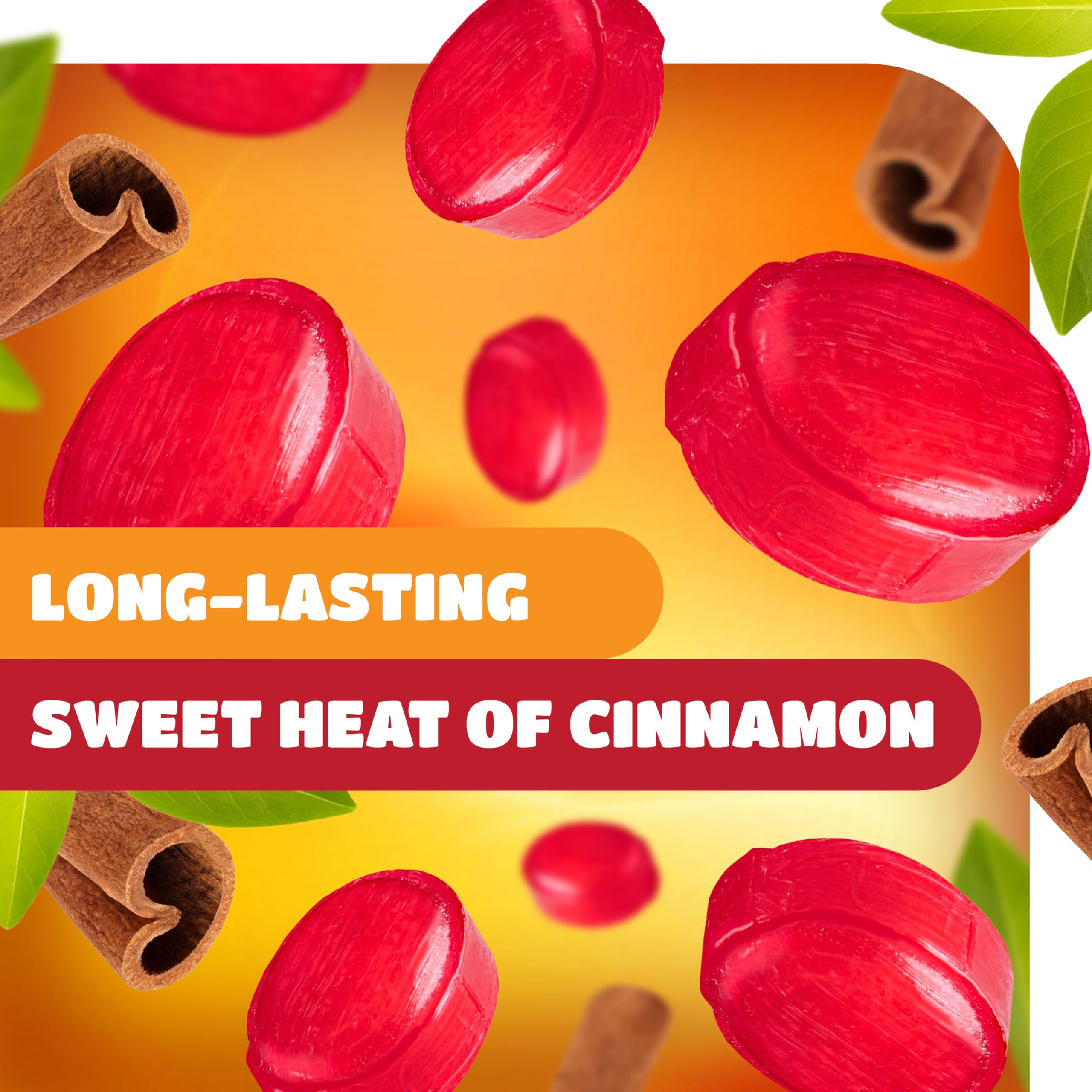 CRAZYOUTLET individually wrapped cinnamon piece highlighting hygienic convenience