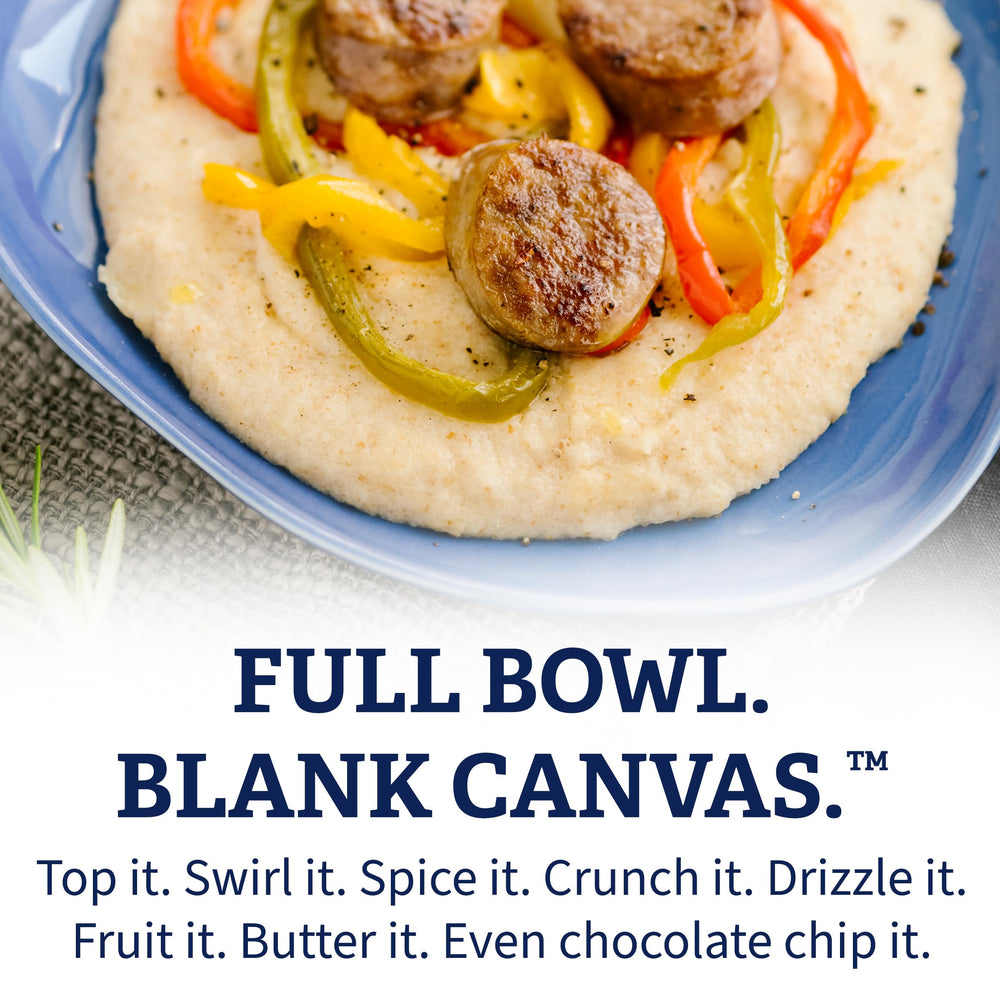 Cream of Rice bowl with multiple toppings, brand present, versatile meal ideas