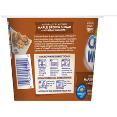 Cream of Wheat close-up of cup interior highlighting walnuts and creamy texture for satisfying taste
